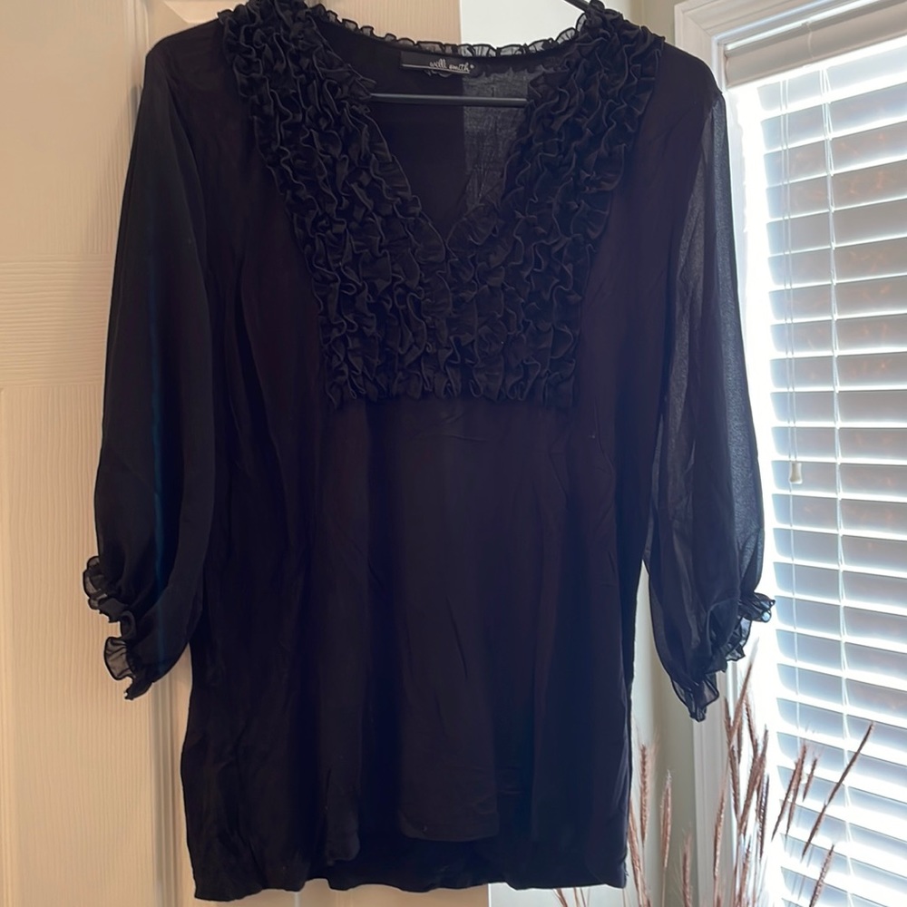 Will Smith Ruffled Top